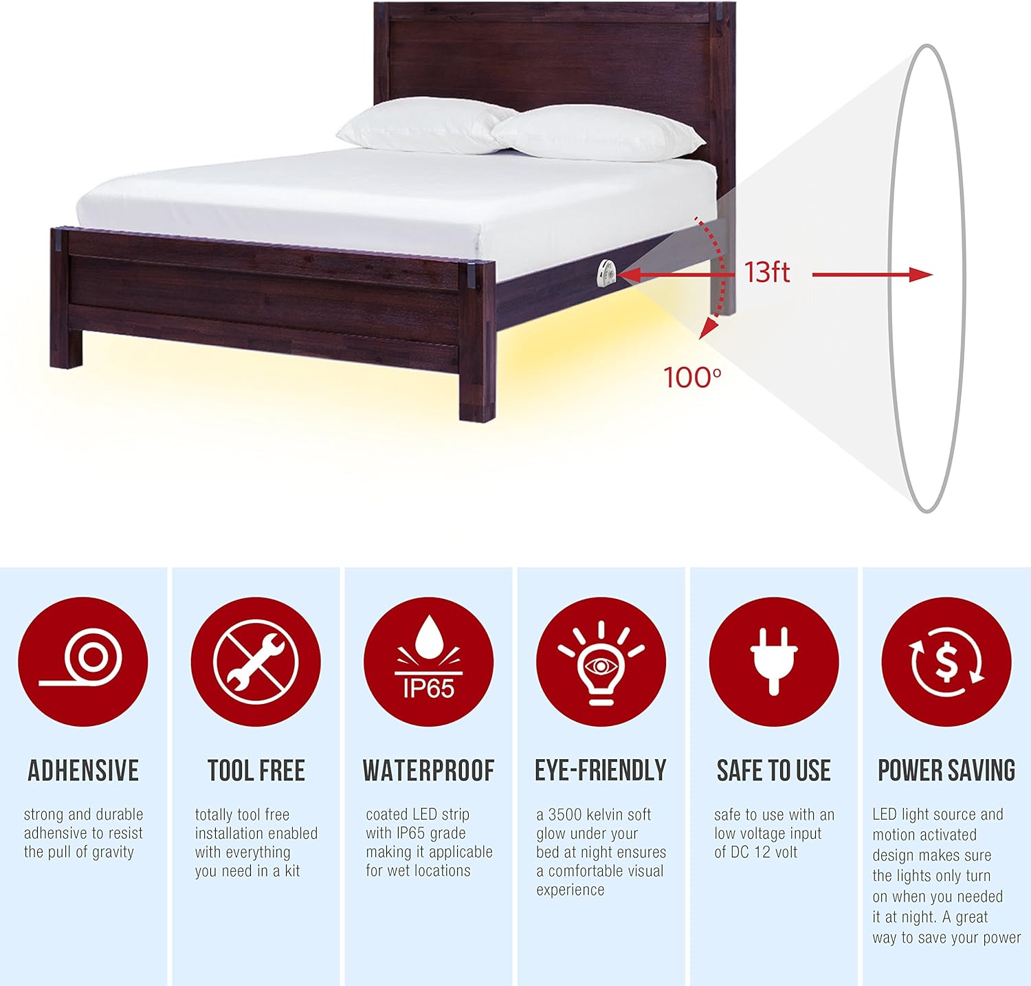 under bed night light