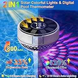 Likiyol 2025 Upgraded Pool Thermometer Floating
