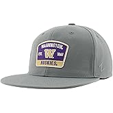 ZHATS Standard NCAA Officially Licensed Hat Flat Snapback Z11 Switchback Gray, Grey, One Size