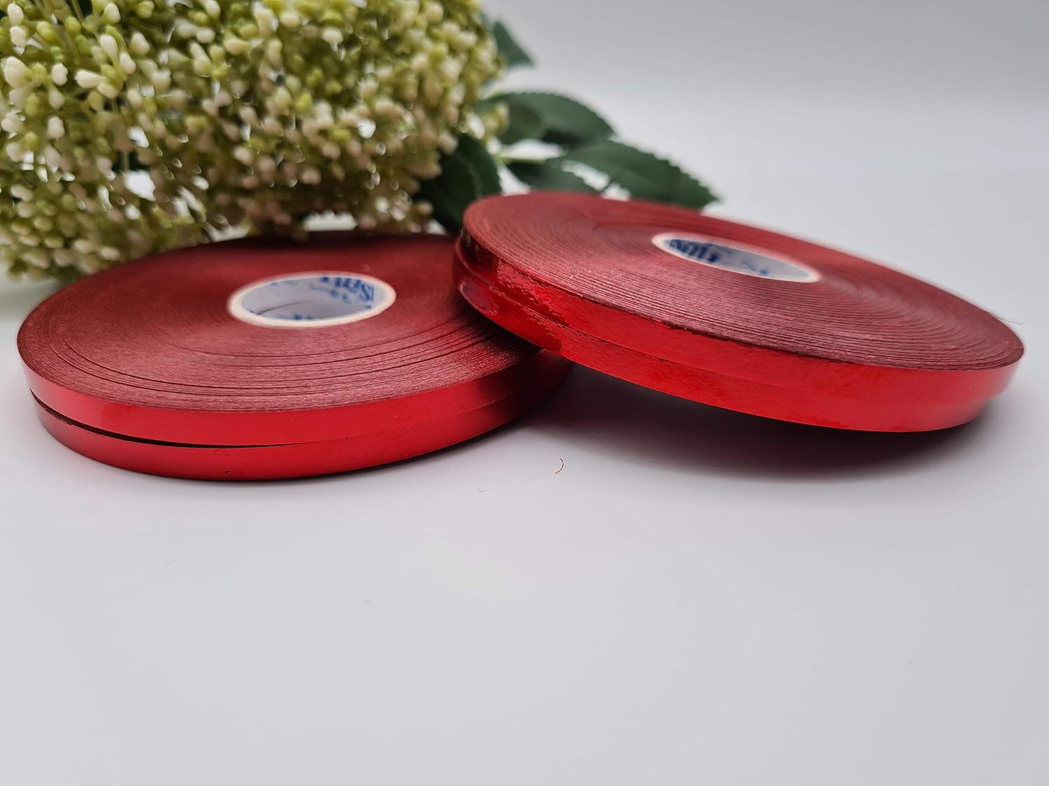 Red Metallic Curling Ribbon Crimped Curling Balloon Ribbon For Gift Wrapping Crafts Wrapping Ribbon for Wedding Birthday Party Christmas New Year 200 Meters - Image 5