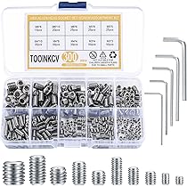 50 PCS M5-0.8 X 10mm Stainless Steel Button Head Socket Cap Screws - 304 Grade, Full Thread, Allen Drive