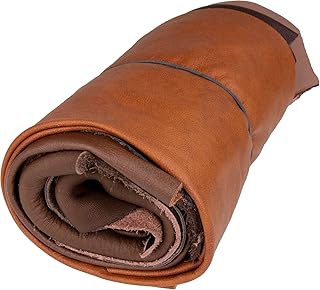 Langlauf Schuhbedarf ® Lederstücke mittel 1kg braun - alle Stücke Mind. DIN A4