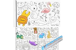 USGohin Sticky Drawing Paper Roll, 118x11.8" Large Painting Sheet, 1 Roll, White, Smooth Finish, Ideal for Kindergarten, Home Party, Early Education Gift