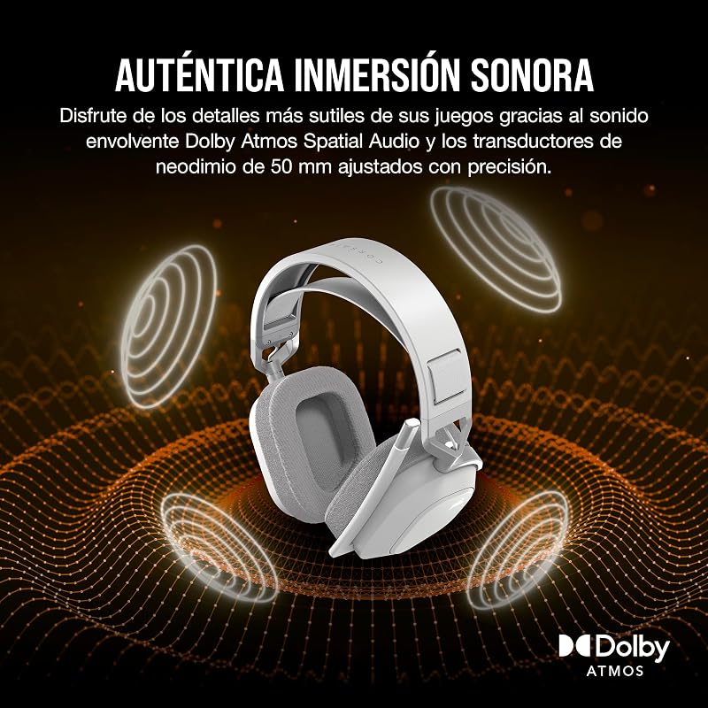 HS80 MAX Wireless Auriculares para Juegos – Blanco
