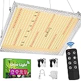 Briignite 1000W LED Grow Light, Full Spectrum Plant Light with 415pcs LED, 3x3ft Coverage, 15600lm 5 Brightness Dimmable, Rem