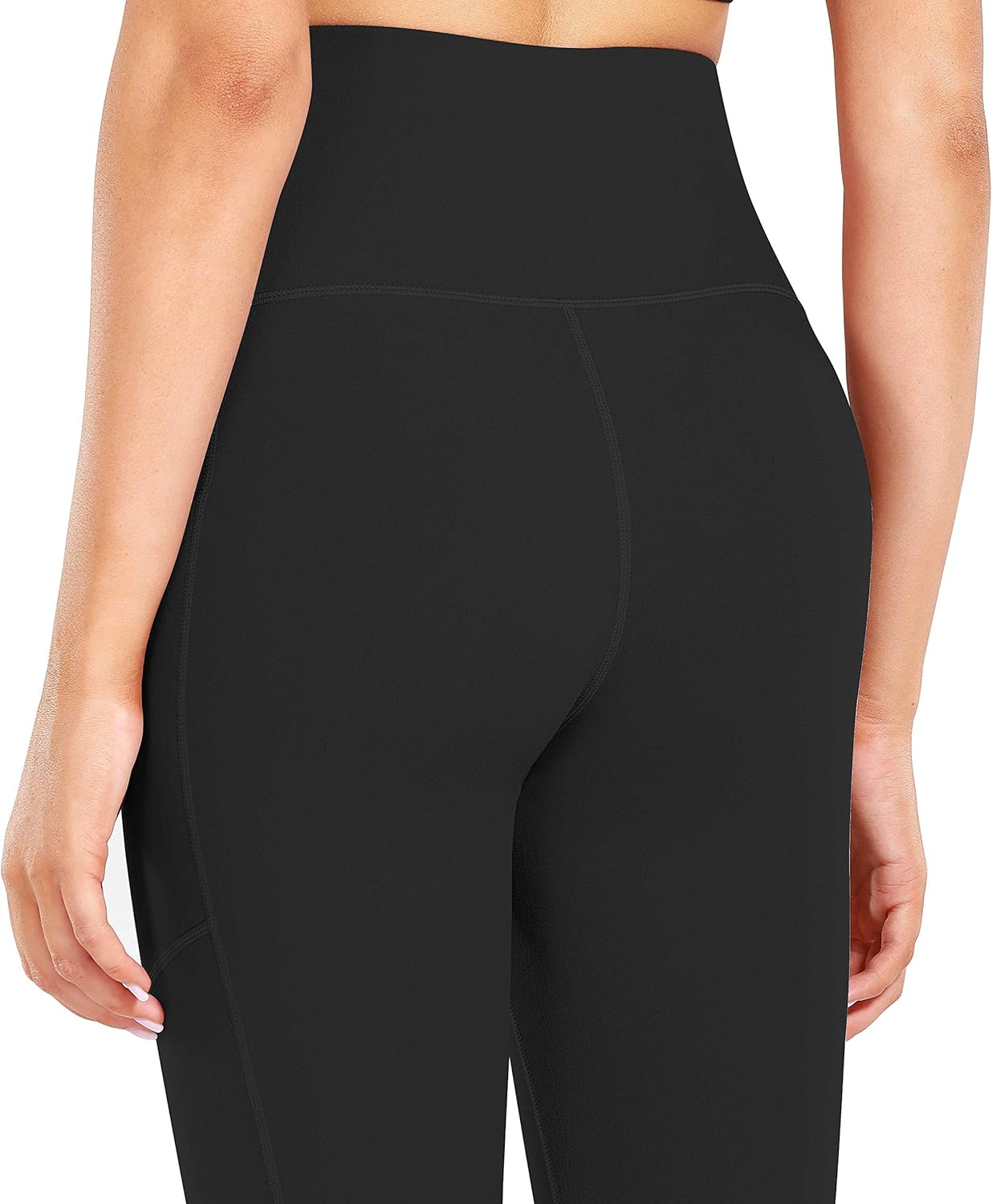 Fengbay High Waist Yoga Pants, Pocket Yoga Pants Tummy Control Workout Running 4 Way Stretch Yoga Leggings: Clothing