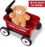 Radio Flyer Push & Pull Walker Wagon with Teddy Bear Red view 8