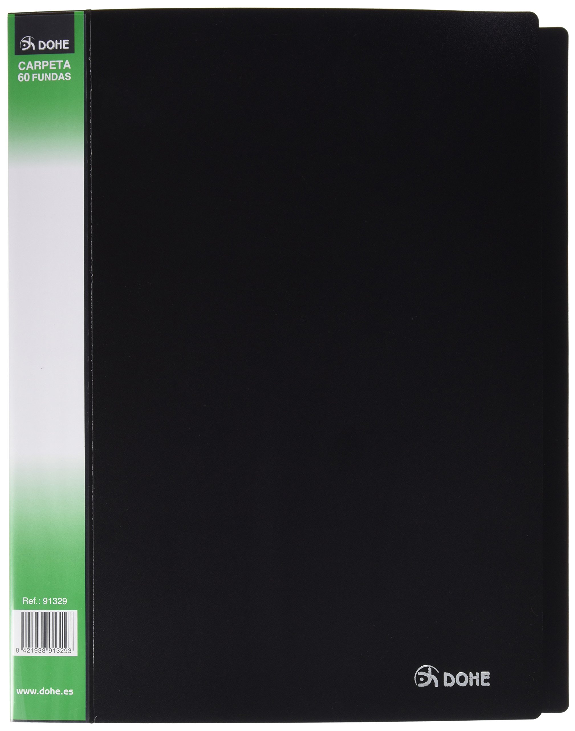 Dohe 91329 Personalised Folder 60 Pockets Spine Black