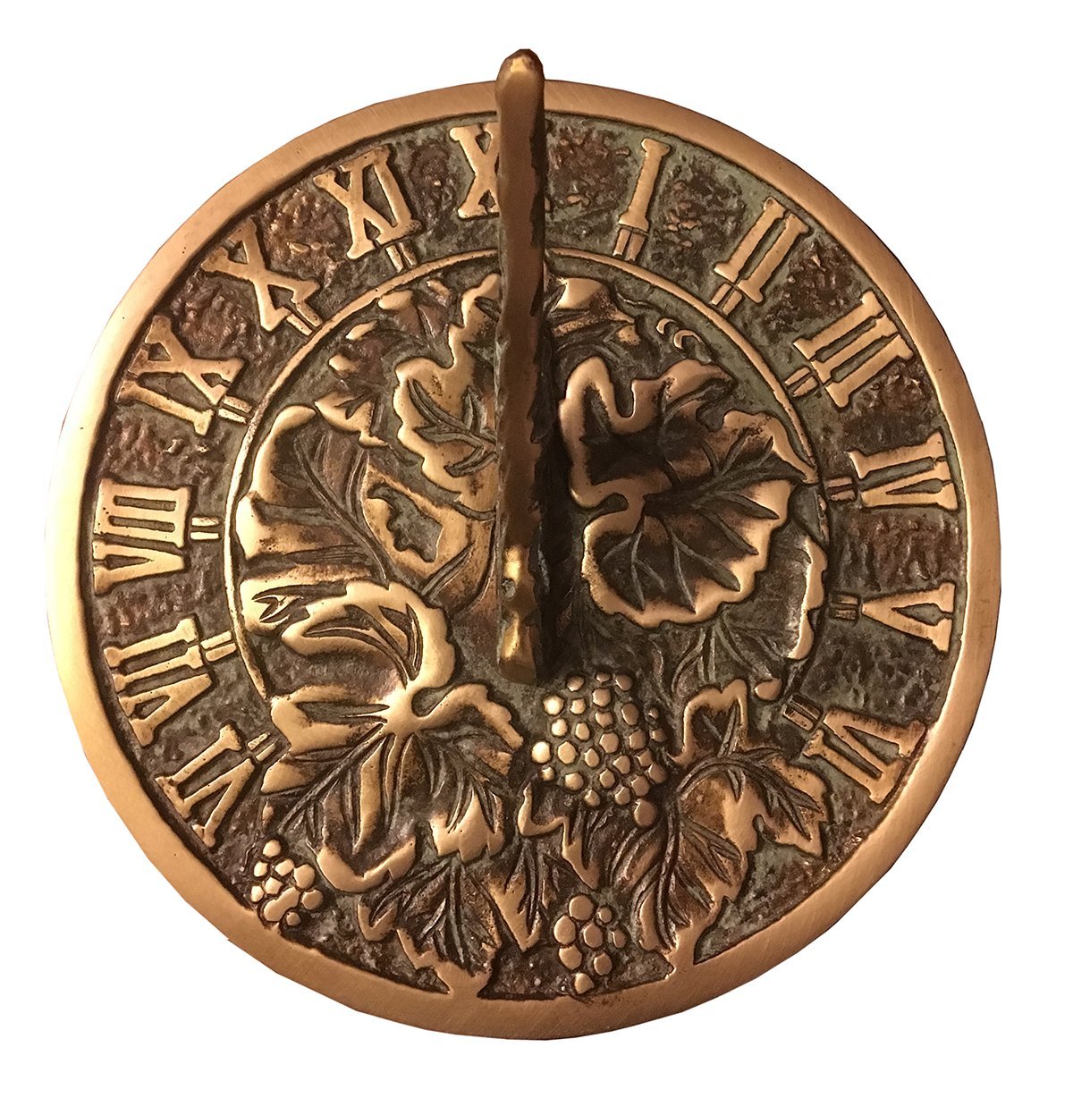 Rome 2306 Grapevine Sundial, Solid Brass with