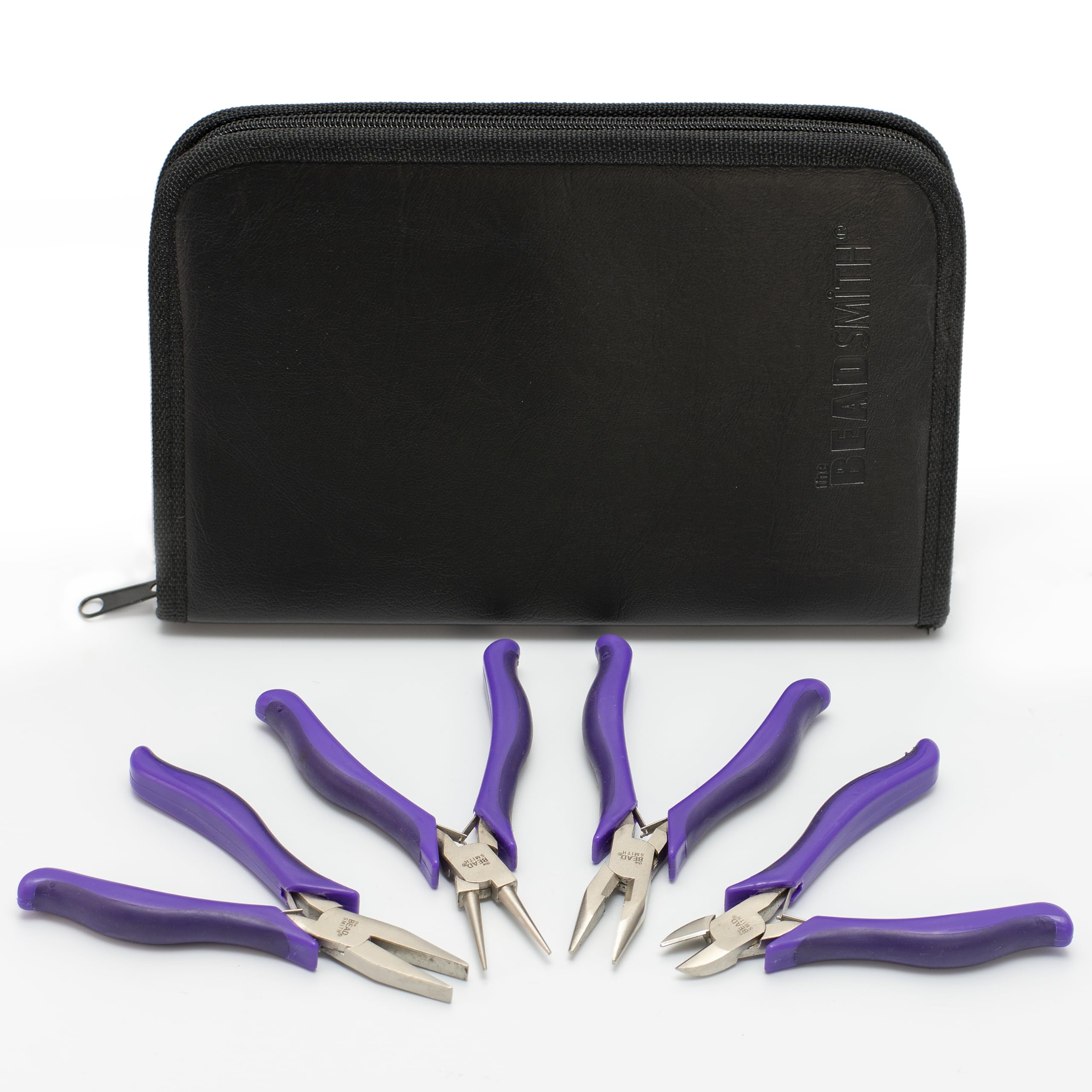 Ergo 4-piece Plier Set/cs, Purple W/purple Lapjoint - ER810 by Beadsmith