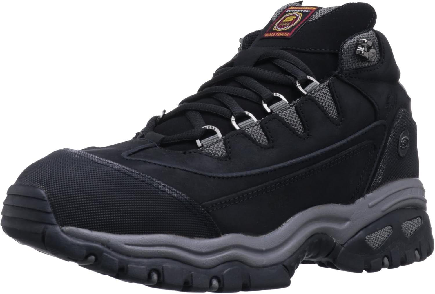 skechers boots mens blue