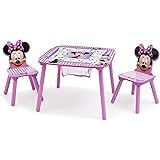 wooden minnie mouse table and chairs