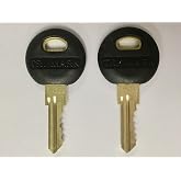 2 Keys Entrance Compartment Baggage RV Motorhome Key Door Lock for TRIMARK TM211 30-400 30-450 60-200