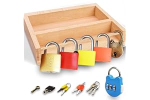 Inslat Montessori Educational Game with Wooden Board for 3-5 Years Old Kids