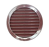 4" Round Plastic Louver Soffit Air Vent Reptile