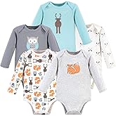 Hudson Baby Unisex Baby Cotton Bodysuits
