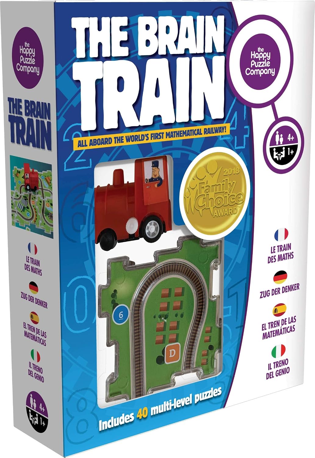 The Happy Puzzle Company WHIWTP The Brain Train Mathematical Train Set, Multicolored, 8.7 inches x 6.7 inches - Image 3