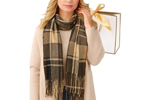 Plaid Scarf for Women,Oversized Long Scarves Warm Winter,Christmas Gifts for Women Girls