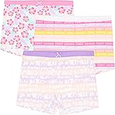 Tommy Bahama Girl's Boy Shorts 3-Pack, Soft, Tagless Panties, Underwear Multipack for Kids and Teens
