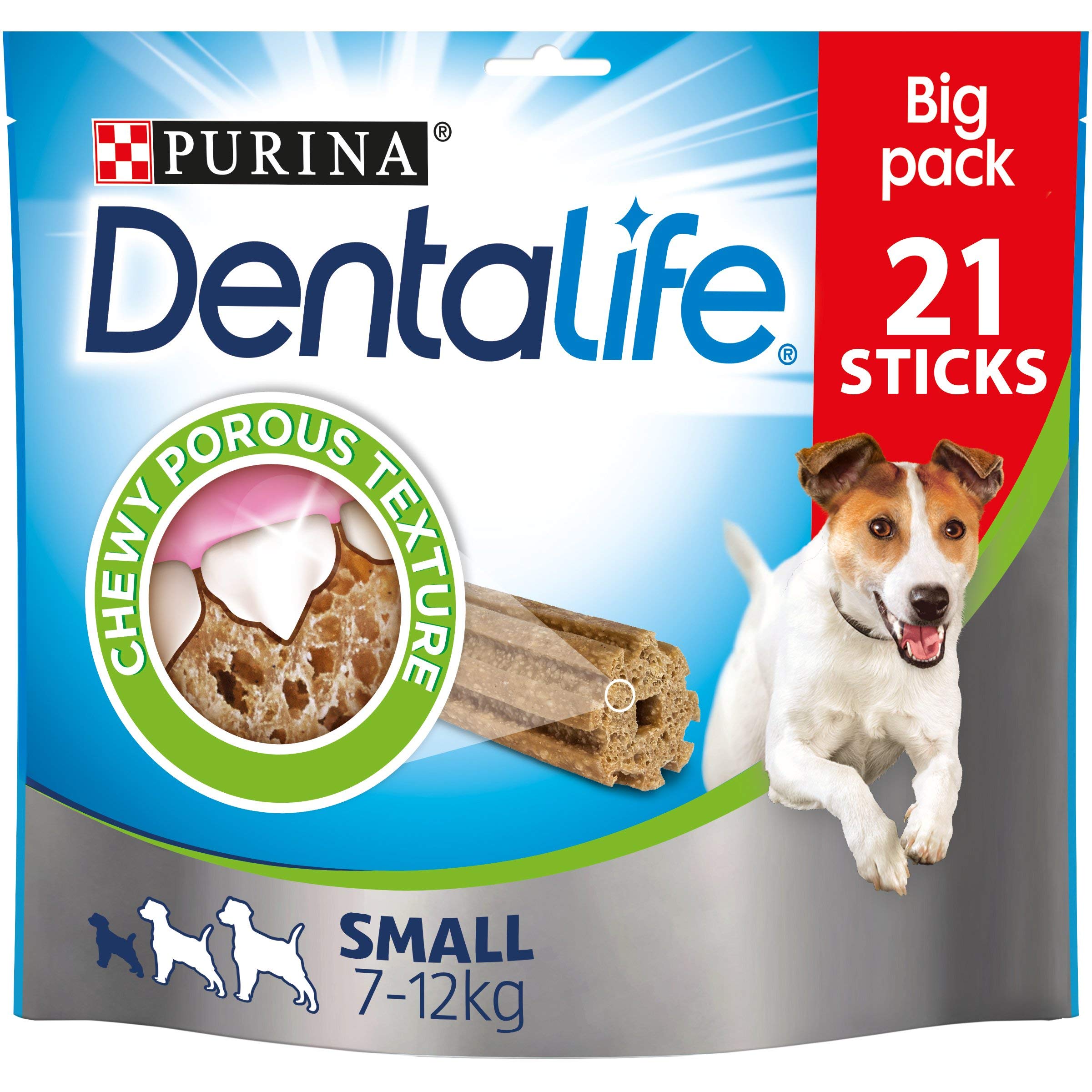 DENTALIFE Small Dental Chicken Dog Chews 21 Sticks (Pack of 3)