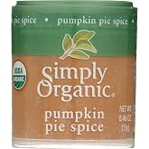 Simply Organic Pumpkin Pie Spice, Certified Organic, Kosher, Mini Spices | 0.46 Ounce (Pack of 1)