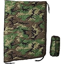 Mirzoyan Woobie Blanket, Military Poncho Liner Camo Insulated Camping Woobie Blanket For Outdoor Hiking Survival Hunting - View #8