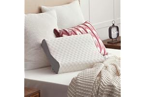 Sealy Memory Foam Contour Pillow, Standard, White