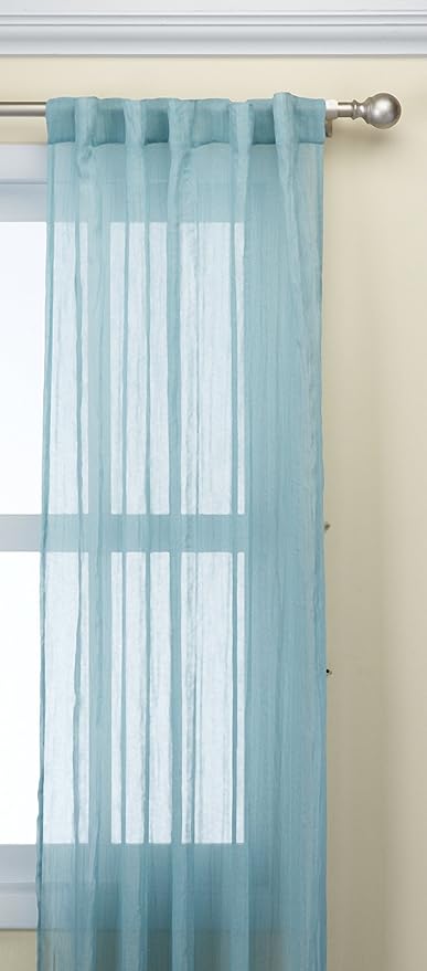 Madison Park Harper Curtain Pair, Aqua, 2 Piece