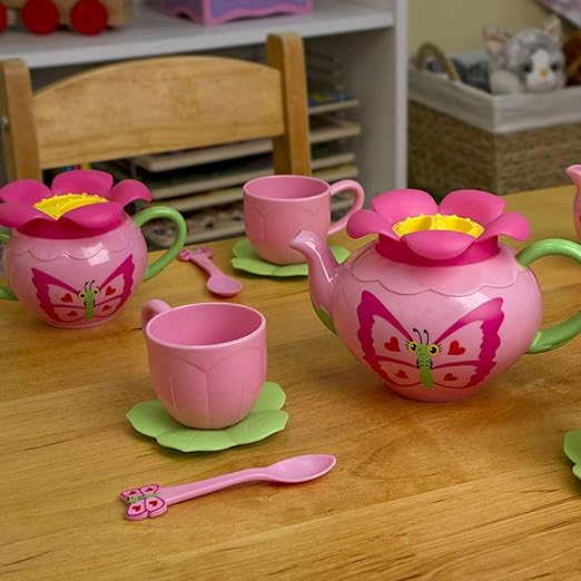 melissa and doug wooden tea set