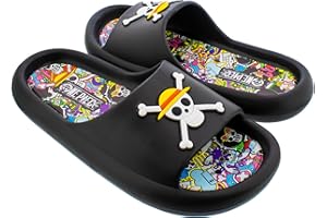 One Piece Collage Men's Slide Sandals