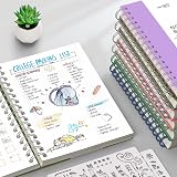 RETTACY A5 Notebook Wirebound 300 Pages 150 Sheets 100gsm Purple view 4