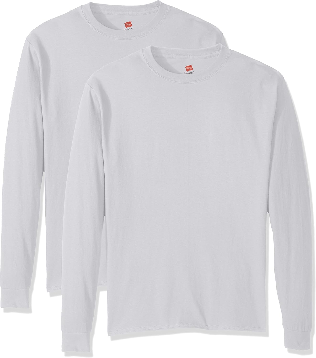 Hanes Men's ComfortSoft Long-Sleeve T-Shirt (Pack of 2)