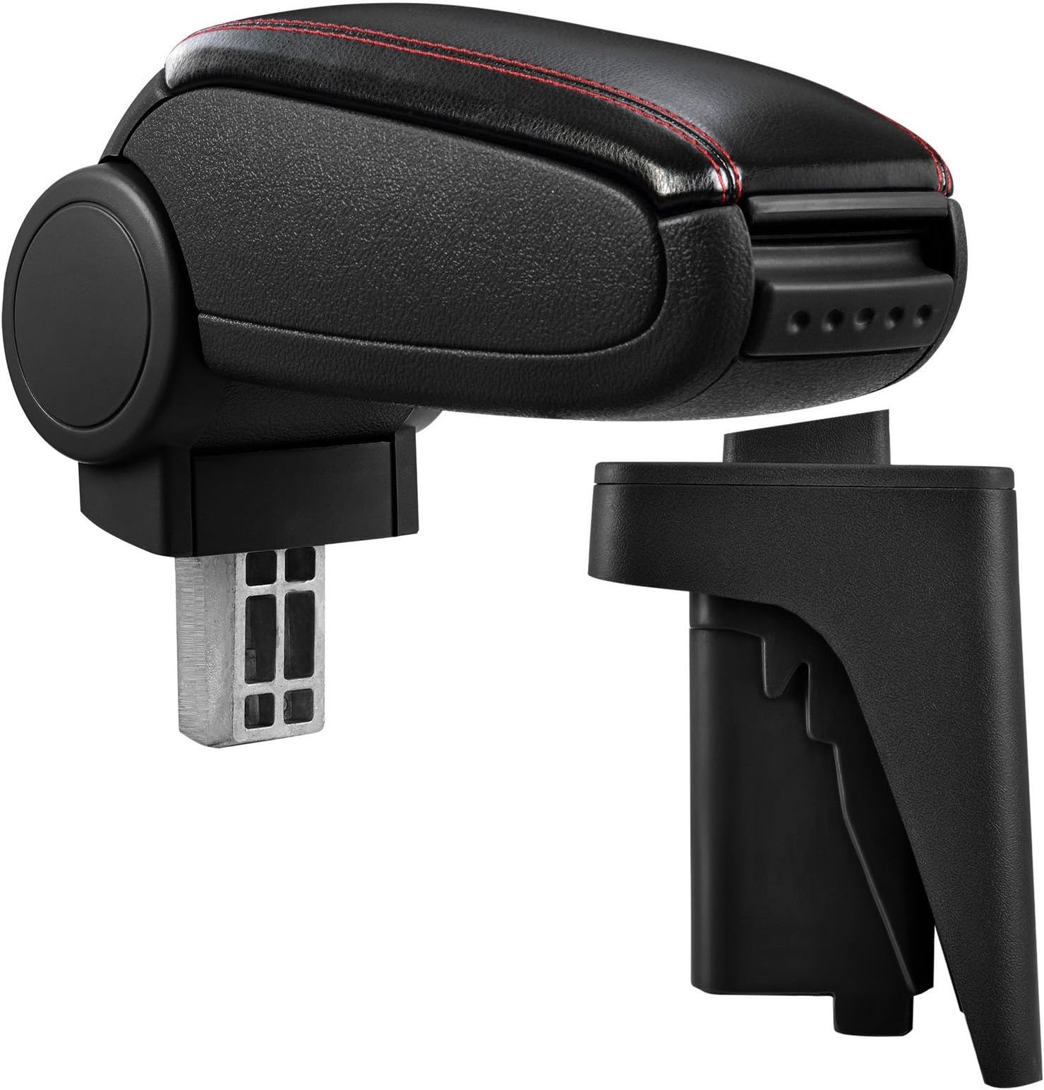 Armrest Centre Arm Rest Artificial Leather Cover black/red Audi A3 S3 8P + SPORTBACK