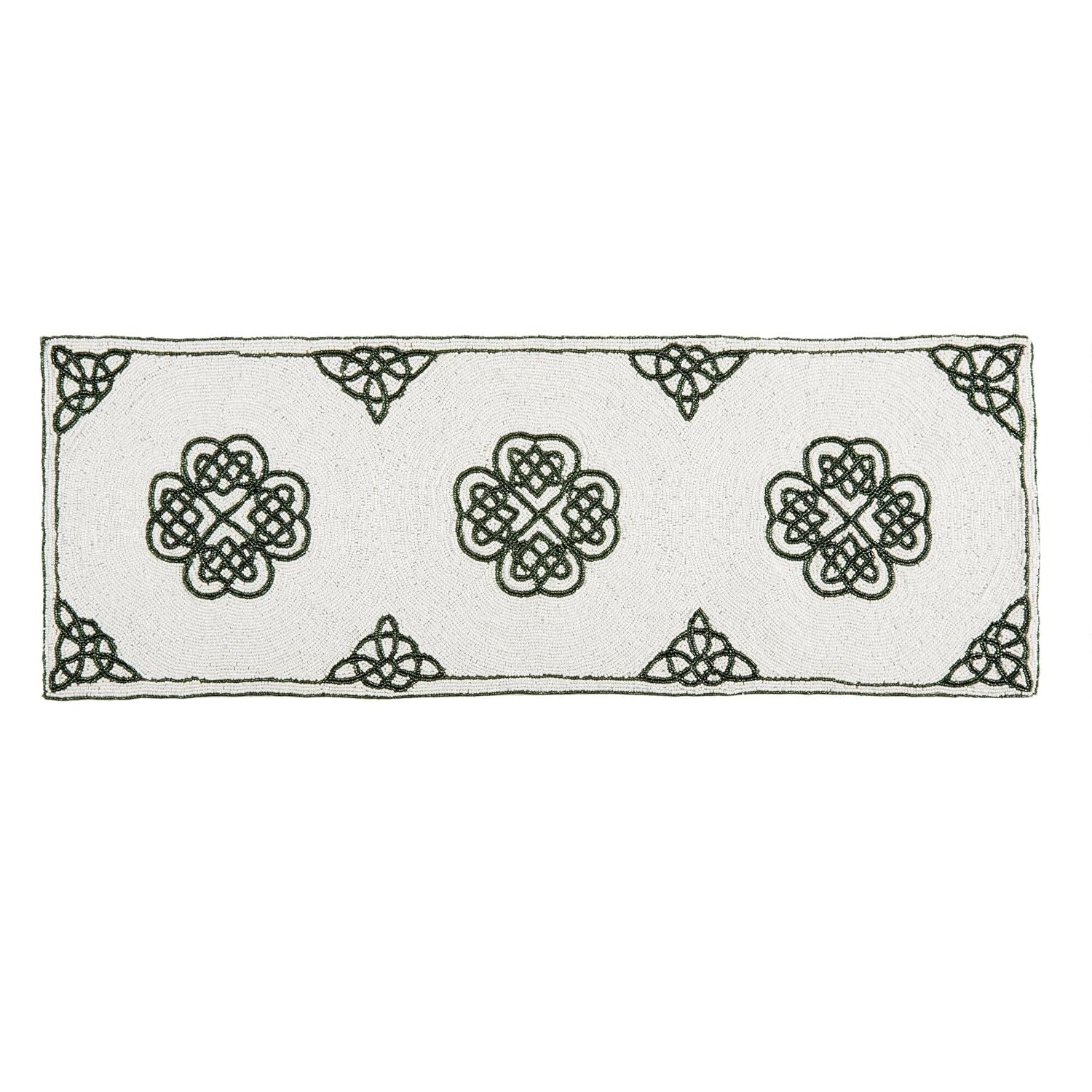Best Beaded Shamrock Table Runner