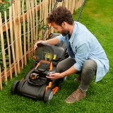 WORX WG927E 40V Twin Pack Mower & 20V Trimmer 2x2.0Ah PowerShare view 5