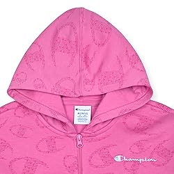 Champion Girls Sweatshirt Full Zip Up Fleece Girls