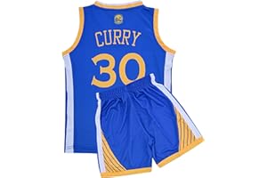 VEGAS APPAREL Kids Basketball Kit, 2 Piece Sleeveless Kids Basketball Jersey Shirt & Shorts for 2-14 Years Unisex Children