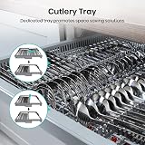 Hisense Fully Integrated Dishwasher Silver D Rated 14 Place Auto Dry view 8