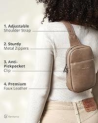 Vantamo Sling Bag for Women 29"-52" Adjustable