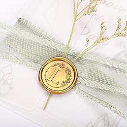 Yoption Letter Wax Seal Kit, Vintage Initial