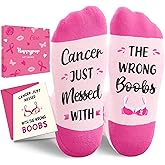 HAPPYPOP Get Well Soon Gifts - Socks for Breast Cancer Awareness Survivor Nurse Week