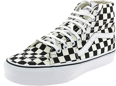 vans sk8 hi checkerboard black white