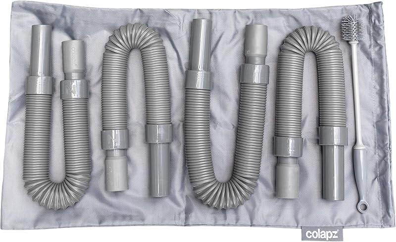 Colapz Collapsible Flexi Waste Pipe Kit 4 x 1m 50cm to 1m Caravan Motorhome