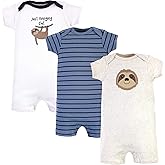 Hudson Baby Unisex Cotton Rompers