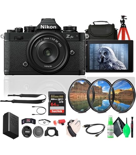 Amazon.com : Nikon Z fc DX-Format Mirrorless Camera Body w/NIKKOR