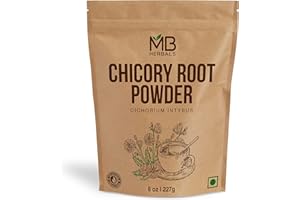 MB Herbals Instant Chicory Root Powder 227 Gram (0.5 lb / 8 oz) | Roasted & Granulated | Gluten Free | Instantly Dissolves in Hot Water and Milk