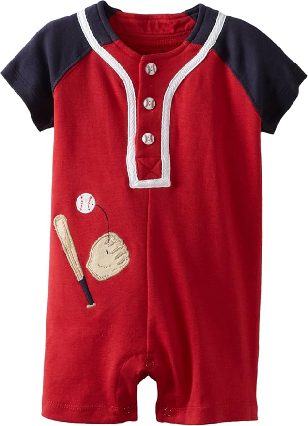 Kitestrings Baby Boys' Newborn Cotton Interlock Baseball