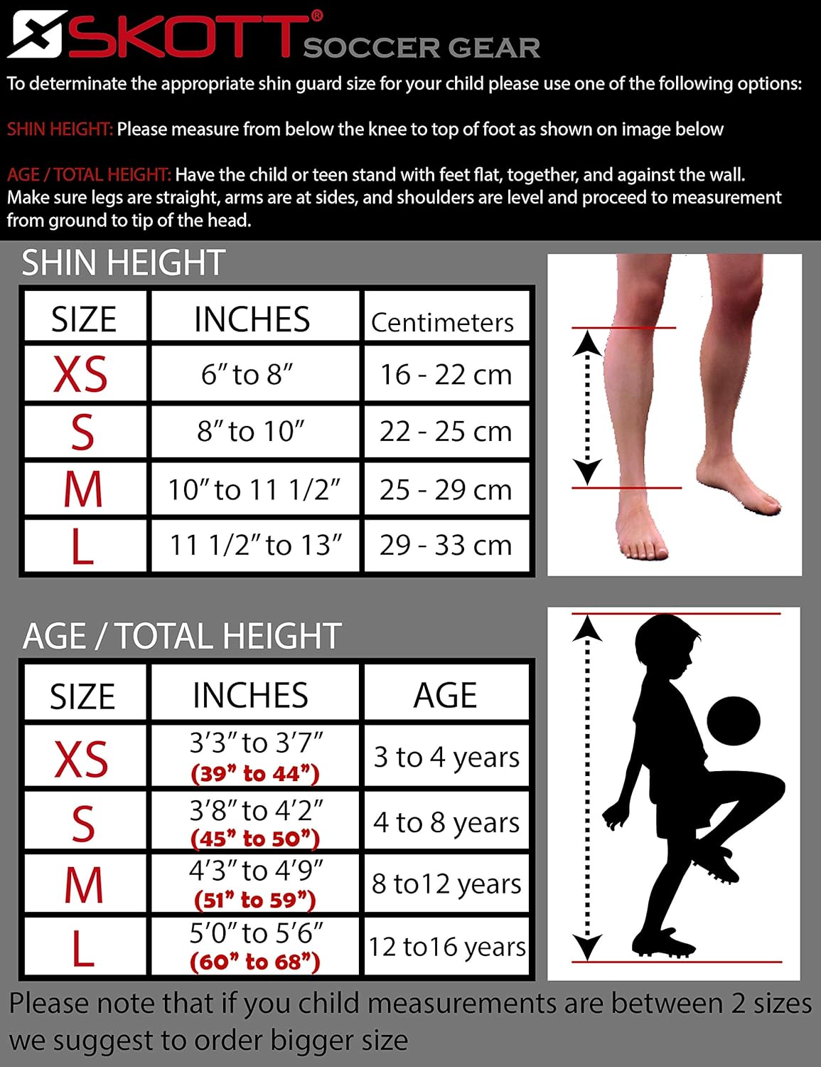 skott Soccer Shin Guards for Great Protection - Shin Guards Soccer for Youth with or Without Sock Option - Field Hockey & Soccer Kids Shin Guards - Lightweight Shin Pads Pair with Unisex Design : Sports & Outdoors