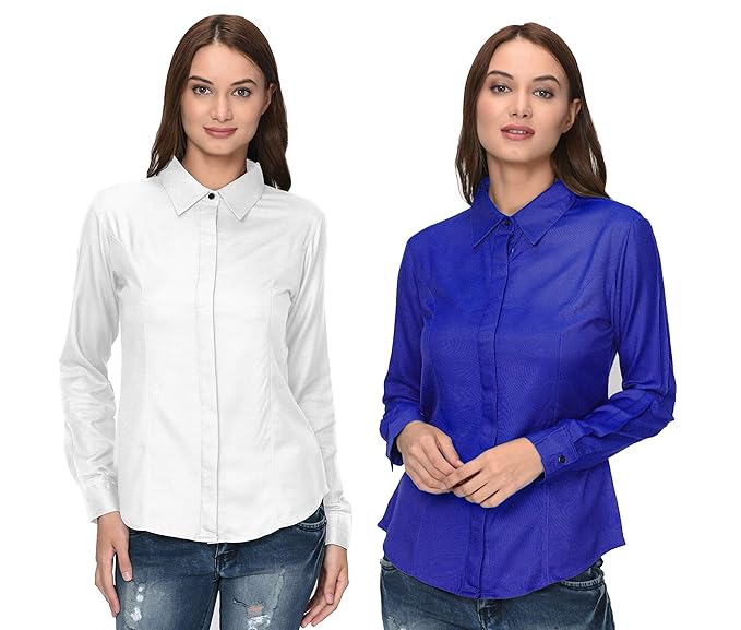 female formal shirts