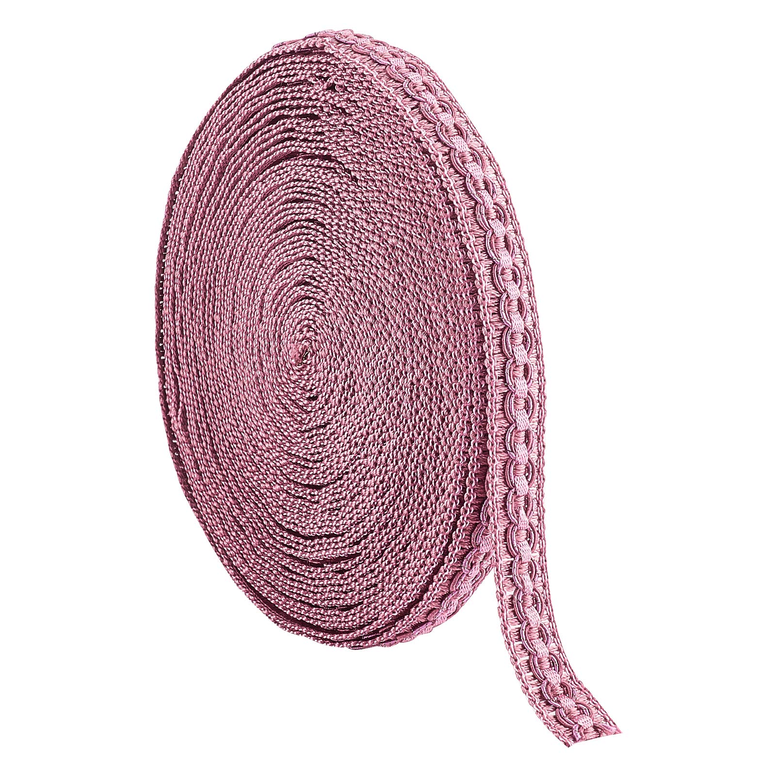 PH PandaHall Orchid 11.5-12m 20mm Polyester Gimp Braid Trim for Costume DIY Crafts Sewing, Halloween Decoration
